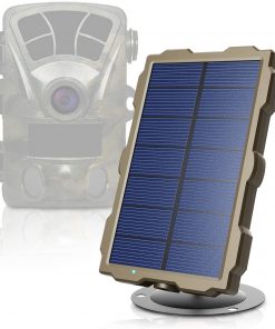B08SPZVPK1 Rexing Solar Panel for Trail Cameras Solar Battery Charger with 6V 1700mAh Rechargeable Battery / Waterproof IP66 Outdoor Wireless Power Supply for Hunting & Security Cameras