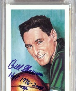 B08VFDNG8K Bill Sharman Signed Autographed Postcard Celtics HOF 1976-2004 PSA/DNA 81705650