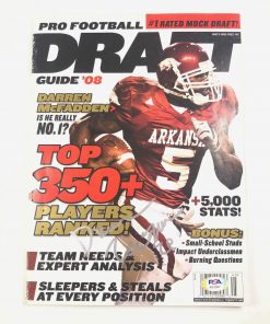 B08W2L5LGK Authentic Autographed Darren Mcfadden Magazine PSA/DNA Arkansas Razorbacks