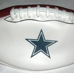 B007ZUK8EG Dez Bryant Autographed Dallas Cowboys Logo Football W/PROOF, Picture of Dez Signing For Us, Dallas Cowboys, Oklahoma State Cowboys, 2010 NFL Draft