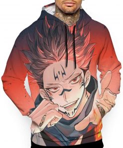 B08S7CZJYP Tiyole Anime Jujutsu-Kaisen 3D Printed Fans Custom Life Men's Hoodie Sweatshirt