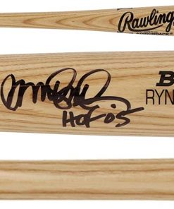 B08V3CSH5P Ryan Sandberg Chicago Cubs Autographed Rawlings Game Model Bat with"HOF 05" Inscription - Autographed MLB Bats