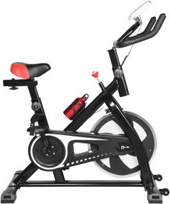 B08TBNWX6T US Stock Indoor Exercise Bike Ultra-Quiet Fitness Bicycle,Fitness Cycle Bike With Led Display ï¼†Comfortable Seat Cushion,Indoor Stationary Bike For Home Office Cardio Workout