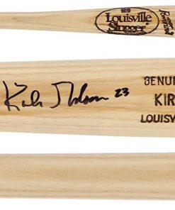 B08V355NVQ Kirk Gibson Los Angeles Dodgers Autographed Louisville Slugger Game Model Bat - Autographed MLB Bats