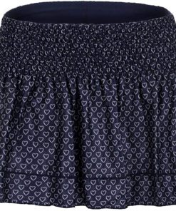 B08WB214SG Lucky In Love Women`s Print Smocked Tennis Skort Stargazer ()