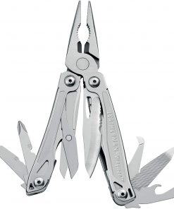 B005DI0XM4 LEATHERMAN, Wingman Multitool with Spring-Action Pliers and Scissors, Built in the USA, Stainless Steel with Nylon Sheath