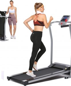 B08V8HLG9B Aceshin Folding Treadmill Electric Running Machine Auto Stop Safety Function Treadmill with LCD Monitor Running Walking Jogging Exercise Fitness Machine for Home Gym