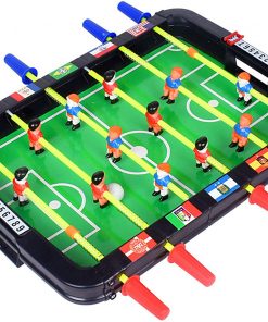 B08VFSXWJ2 LLZH Mini Foosball Table Game for Kids Indoor Play, Table Top Football Table, 2 Balls, Competition Games, for Family Game Night,6 bar