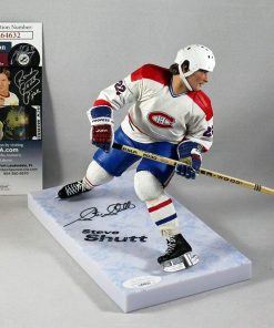 B08T74K5R5 Steve Shutt Signed Montreal Canadiens NHL Legends McFarlane Figure w/JSA COA