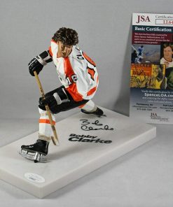 B08T73JHP3 Bobby Clarke Signed Philadelphia Flyers NHL Legends Series 4 McFarlane Figure w/JSA COA