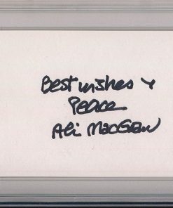 B08SXZF6KK Ali MacGraw Actress Signed/Inscribed 3x5 Index Card PSA/DNA 157246