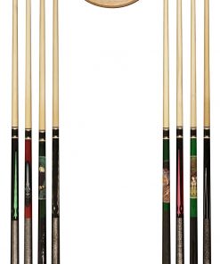 B001FBPED6 NCAA University of Iowa Billiard Cue Rack with Mirror