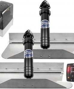 B0055BJ2XU Bennett Marine 18" x 9" Bennett 189EIC Hydraulic Trim Tab Set with Electronic Indication Control-18 x 9"