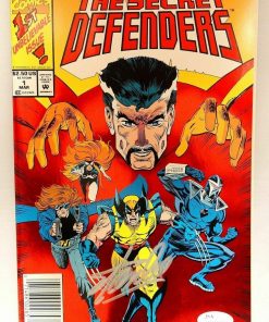 B08W2LN2YT Authentic Autographed Stan Lee The Secret Defenders Comic Book ~ JSA
