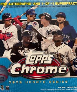 B08TB9GRKT Topps Chrome 2020 Update Baseball Retail Blaster Box