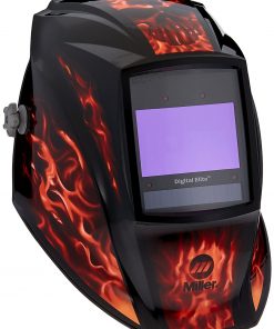 B008E376RU Auto Darkening Welding Helmet, Black/Orange, Digital Elite, 3, 5 to 8/8 to 13 Lens Shade