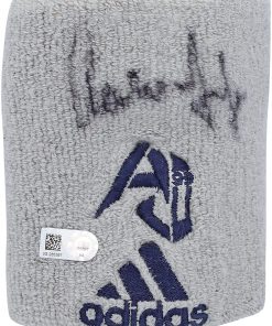 B08VGWL254 Aaron Judge New York Yankees Autographed Game-Used Gray Wristband from the 2020 MLB Season - MLB Autographed Game Used Bats