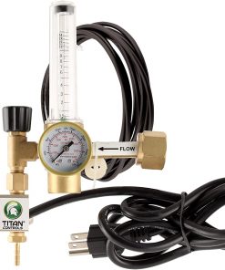 B004MUDNKS Titan Controls Carbon Dioxide (CO2) Regulator for 120V Controllers & Timers