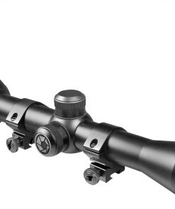 B008G98AE0 BARSKA AC10037 4x32 IR Plinker-22 Scope with Rings and Chanasya Polish Cloth,Black,Small