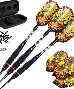 B0041328A2 Viper Jaguar 80% Tungsten Soft Tip Darts with Storage/Travel Case, 18 Grams
