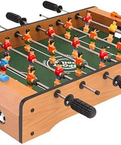B08S7B3LDC LCPET Mini Football Table,Portable Lightweight Foosball Game Table for Kids, Easy to Assemble & Store Free Standing Football Table Wood-with feet Foosball (Color : Wood, Size : Without feet)
