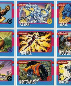 B006ZO5Y4C 1992 Impel X-Men Series-1 100-Card New Complete Base Set in Collector Pages