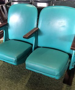 B08RXFKFHC Pair of Madison Square Garden Stadium Seats-Teal & Fuchsia-Colored #2 & #3 (Steiner & The Cowboy House Hologram)