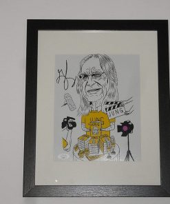B08VN43467 GEORGE JUNG SIGNED FRAMED 8X10 PHOTO BOSTON GEORGE BLOW JSA COA