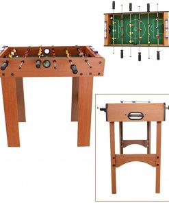 B08S6M9DZV LCPET 2ft Extra Height Foosball Table Top, Easy to Assemble Arcade Table Games for Children, 6 Metal Rods and Handles, Easy to Transfer Foosball