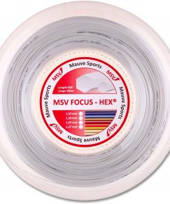 B001OHXP0A MSV Unisex's Focus-Hex String Reel-White, 1.27 mm
