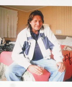 B08VNNBHR8 GEORGE JUNG SIGNED 11X14 PHOTO BOSTON GEORGE BLOW PROOF JSA COA