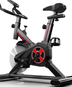 B08TR5SHH1 Haieshop Exercise Bike Indoor Mute Cycling Bicycles Can Adjust The Home Exercise Bike with Display