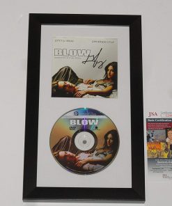 B08VP1TB31 GEORGE JUNG SIGNED FRAMED BLOW DVD BOSTON GEORGE AUTOGRAPHED JSA COA