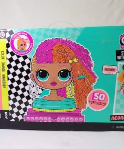 B08SLHQY5W NEW SEALED LOL OMG Neonlicious Styling Head + Doll Set w/ 50 Surprises