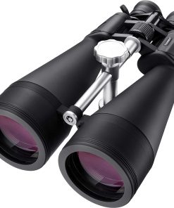 B001JJCI4W BARSKA Gladiator 25-125x80 Zoom Binoculars (Green Lens, Braced-in Tripod Adapter) , Black