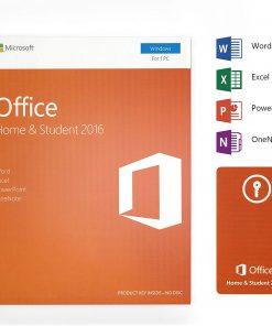 B08V17999B Office 2016 Home and Student | Lifetime - Product Key Card | Word, Excel, PowerPoint, OneNote
