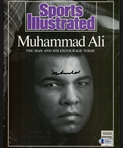 B08TVK6WCC Muhammad Ali Autographed Sports Illustrated Magazine Beckett BAS #AA00275
