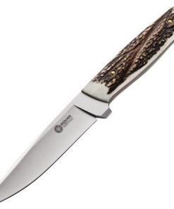 B00A45I03A Boker Arbolito 02BA303H Relincho Cuerno De Ciervo Fixed Blade Knife with 5 in. Bohler N695 Steel Blade