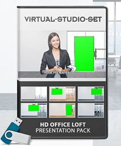 B003YDT8AI Virtual Studio Set: Office Loft Presentation Pack for Green Screen Productions