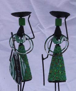 B08VGYKVV3 Maasai beaded candle holders. Beaded candle holders. Handmade beaded candles. Kenyan art candle holders. Candle holder home dÃ©cor