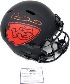 B08TTLBXJM Patrick Mahomes Kansas City Chiefs Signed Autograph Rare ECLIPSE Speed Full Size Helmet Fanatics Authentic Certified
