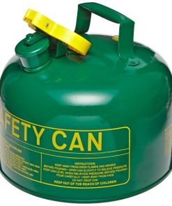 B005CU9O1Y Eagle UI-10-SG Type I Metal Safety Can, Combustibles, 9" Width x 8" Depth, 1 Gallon Capacity, Green
