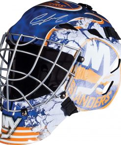 B08S77XM97 Ilya Sorokin New York Islanders Autographed Replica Goalie Mask - Autographed NHL Helmets and Masks