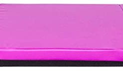 B08V8P6SWN Bysesion 6'x2'x2 Tri-fold Gymnastics Yoga Mat with Hand Buckle Purple