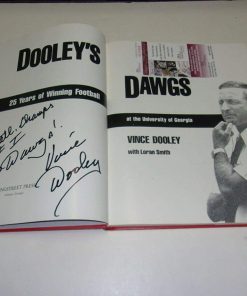 B005L9U5BY Vince Dooley Georgia Bulldogs,dooleys Dawgs,1980 Champs Jsa/coa Signed Book - Autographed College Magazines