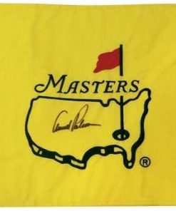 B009E3O0IW Arnold Palmer Autographed Undated Masters Golf Pin Flag â€“ JSA Full Letter - Autographed Golf Pin Flags
