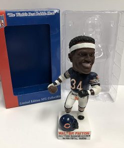 B08TB5HMB7 Walter Payton All Time Rushing Leader Sweetness Limited Edition (dark jersey) Bobble Bobblehead