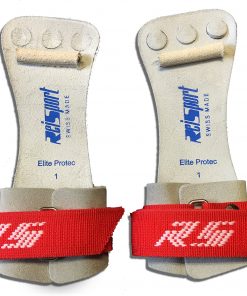 B0079NC0OK Reisport Elite Protec Hook & Loop Grips - High Bar (0 (up to 6.5"))