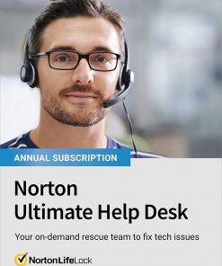 B08RLG3JMD Norton Ultimate Help Desk | Annual Subscription | 3 Devices | Your on-demand rescue team to fix tech issues [PC/Mac Online Code]