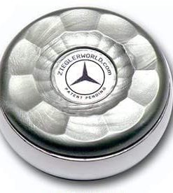 B008UAGHPE Zieglerworld Table Large Shuffleboard Puck Weights - 4 Pucks - Silver Colors + Booklet